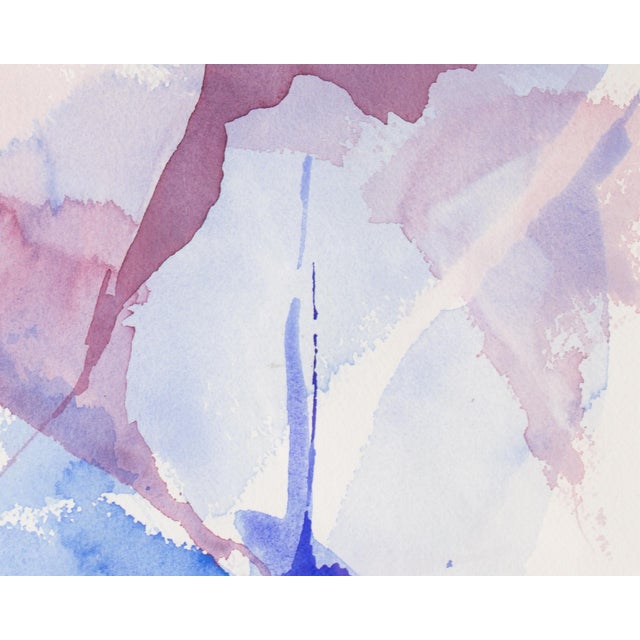 1999 “Calenda #6” Abstract Watercolor Painting Signed by William E. Ward For Sale In Indianapolis - Image 6 of 9