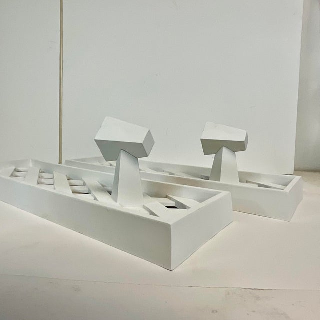 Mid-Century Boho Chic Coastal Syroco Style Lattice Candle Sconces - A Pair For Sale - Image 10 of 10