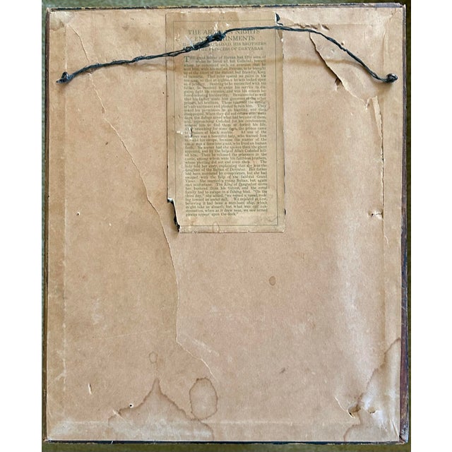 Original Maxfield Parrish Print in Original Issued Frame For Sale - Image 4 of 6