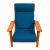 Wonderful high back lounge chair GE-290 by Hans J Wegner for GETAMA. Solid teak frame with nice patina. Seat height ranges...