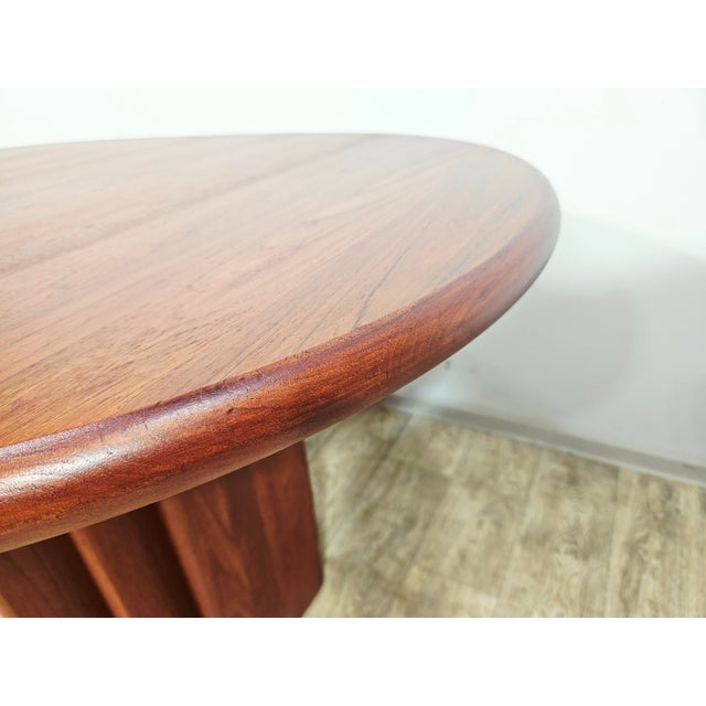 Mid-Century Extendable Table in Teak S. Burchardt-Nielsen, Denmark, 1980s For Sale - Image 10 of 18