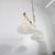 Modern linear chandelier with Murano glass shades For Sale - Image 11 of 15
