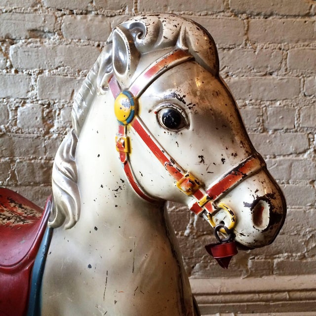 1940s Mobo Toys Steel Riding Hobby Horse For Sale - Image 4 of 9