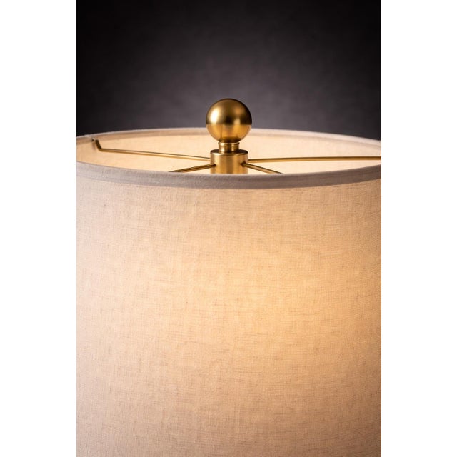 Vintage Hollywood Regency Pink Spiral Ceramic Table Lamp With Linen Shade For Sale - Image 4 of 8