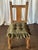 Set of Six 1960s Rustic French Oak Dining Chairs With Rush Seats For Sale - Image 6 of 8