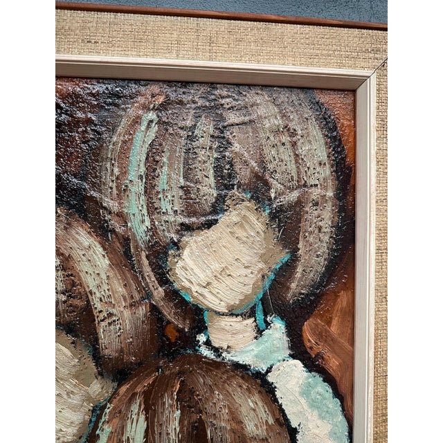 Erik Lund, Trio, 1950s, Oil on Canvas, Framed For Sale - Image 15 of 18