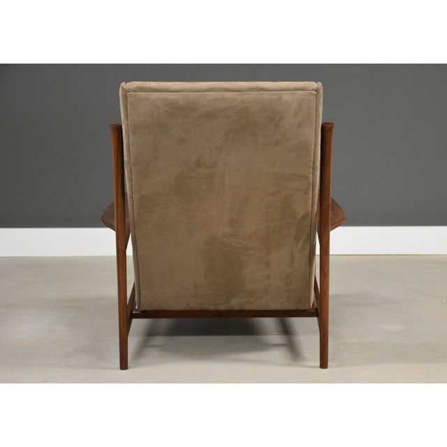 1950s Ib Kofod Larsen Danish Modern Lounge Chair for Selig For Sale - Image 5 of 11