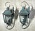 Pair of Vintage Solid Brass Outdoor Wall Lanterns - 22”h X 7”.5 W X 7”.5 D For Sale In Miami - Image 6 of 15