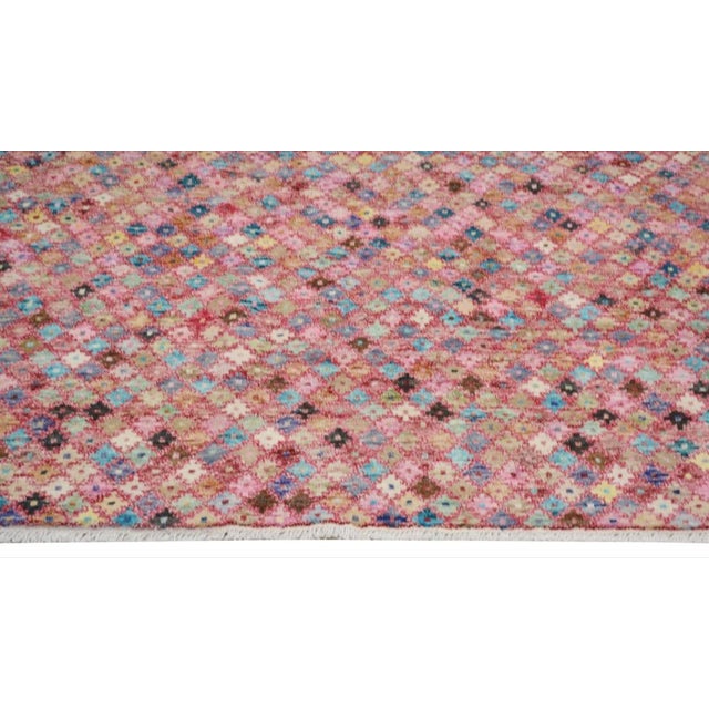 Contemporary Moroccan Modern Hand Knotted Wool Rug, 6'6X9'3 For Sale - Image 4 of 6