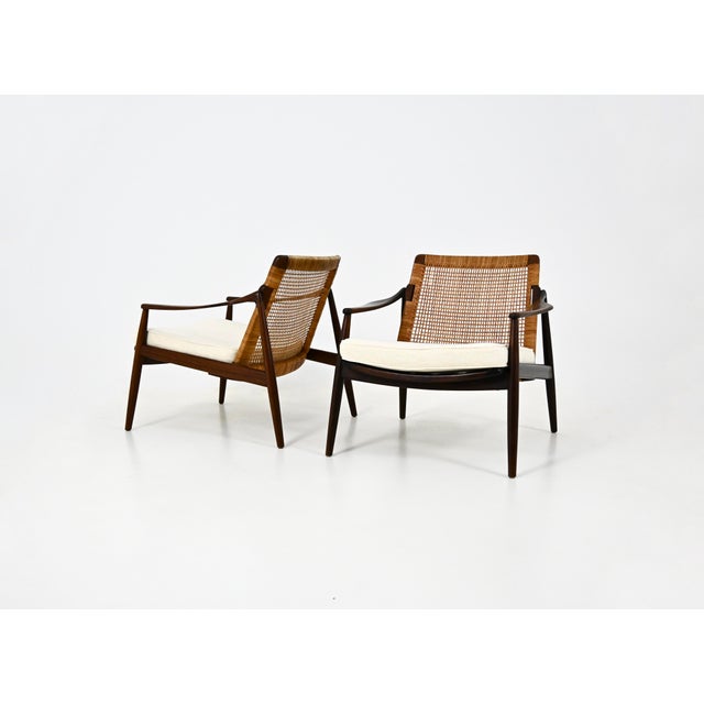 Model 400 Lounge Chairs attributed to Hartmut Lohmeyer for Wilkhahn, 1950s, Set of 2 For Sale - Image 13 of 13