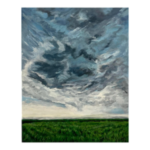 Elizabeth Berry Acrylic Painting - Land and Sky