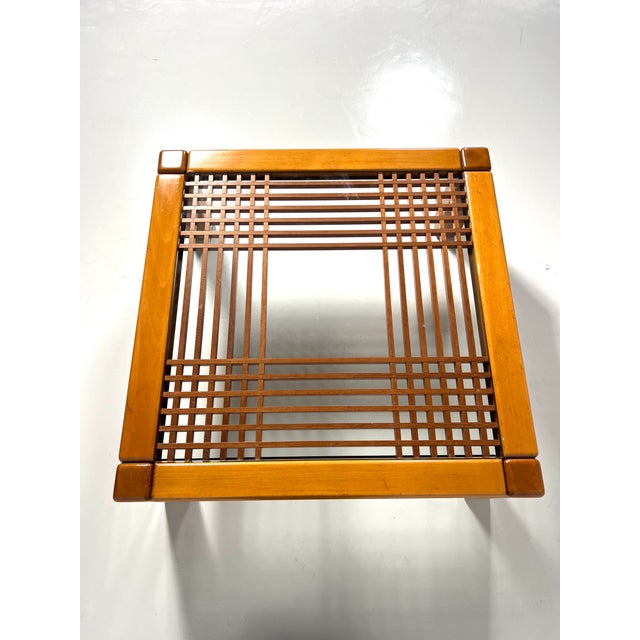 Mid-Century Modern Mid-Century Modern Coffee Table in Wood and Glass For Sale - Image 3 of 7
