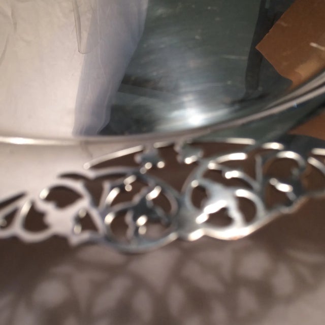 Sheffield Silver Plate Serving Tray For Sale - Image 9 of 11