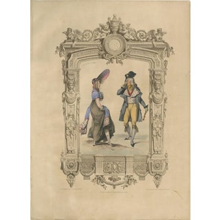 Achille Devéria, Costume, 1847, Lithograph For Sale