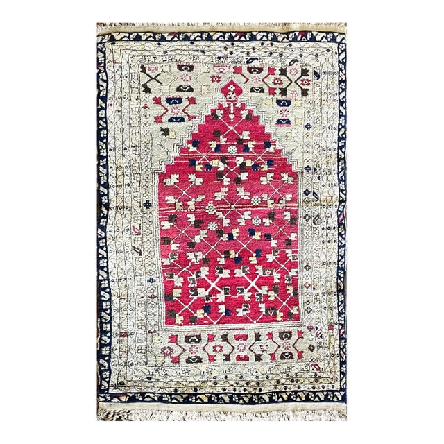 Antique Turkish / Konya-Area Prayer Rug C-1880 For Sale