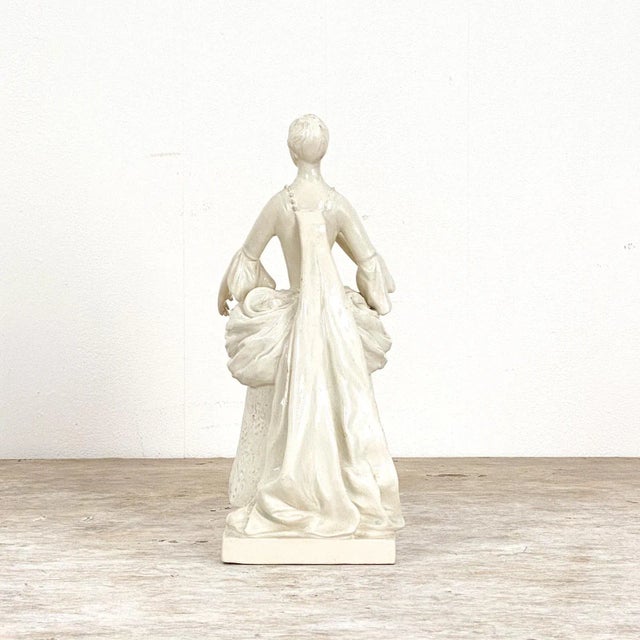 Circa 1880 Porcelain Figures, France, a Pair For Sale - Image 9 of 10