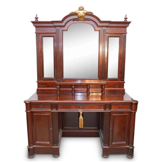 Late 19th Century 19th Century Italian Rosewood Vanity For Sale - Image 5 of 5
