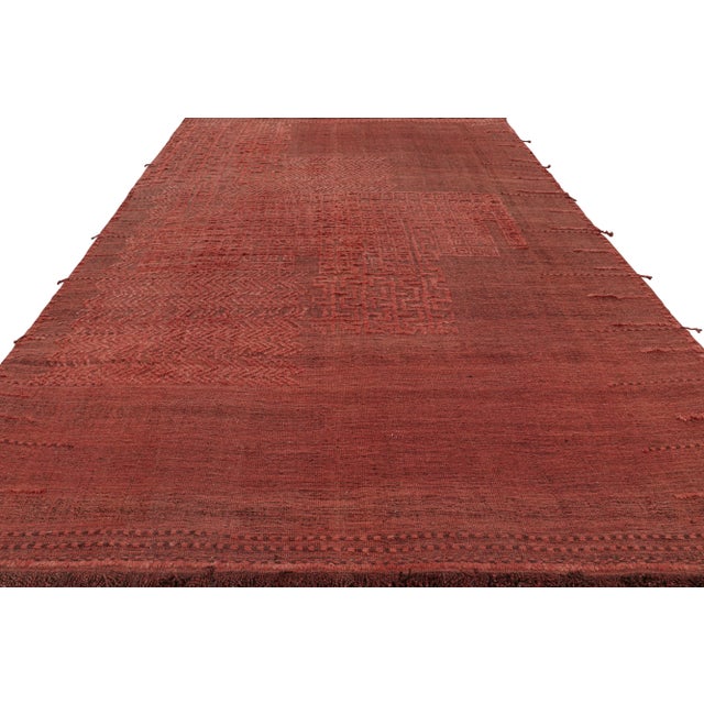 Not Yet Made - Made To Order Rug & Kilim’s Moroccan Style Rug in Red with Geometric Patterns - 12x15 For Sale - Image 5 of 7