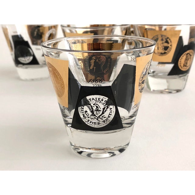 1960s American Classical Gold Leaf Shot Glasses Set of 12 Chairish