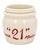 Vintage the "21" Club Nyc Restaurant Condiment Jar Sauce Maison Glass No Lid For Sale - Image 9 of 9