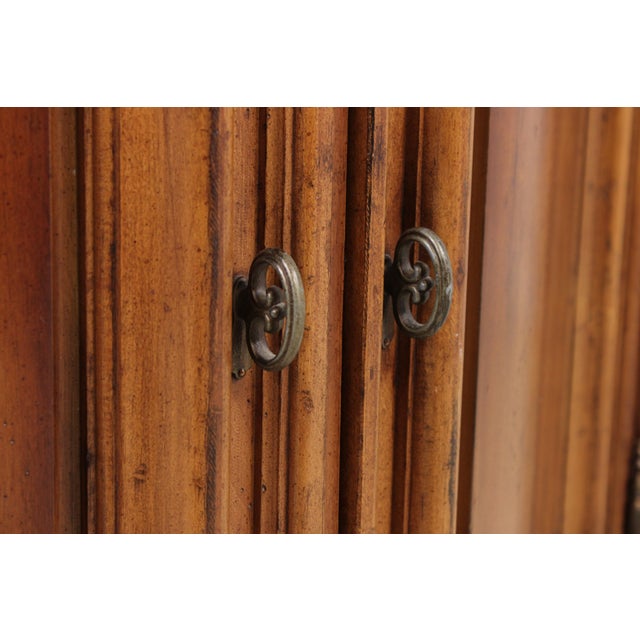 Century Country French Marble Top Credenza Sideboard For Sale - Image 11 of 16