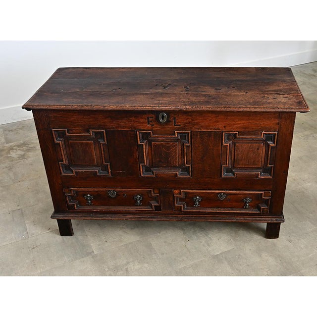 English 18th Century Oak Mule Chest For Sale In Baton Rouge - Image 6 of 13