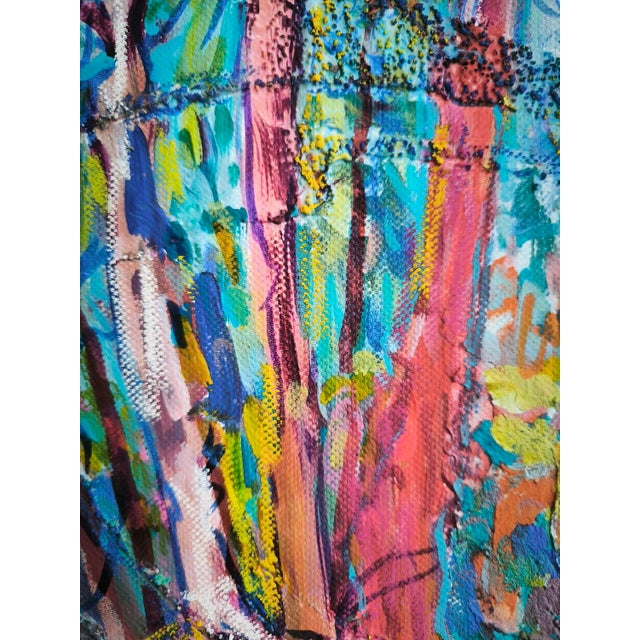 Linda Clerget, Forest Sanctuary, Acrylic For Sale - Image 3 of 6