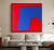 Bodasca, Red and Blue Osmosis, 2026, Acrylic Painting on Canvas For Sale - Image 6 of 10