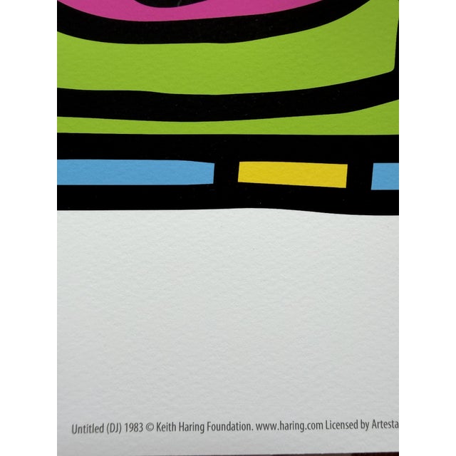 Keith Haring, Untitled (Dj) 1983, 2000s, Paper For Sale - Image 3 of 8