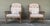 Mid-Century Modern McGuire Pickled Finish Rattan Wing Back Lounge Club Chairs a Pair For Sale - Image 3 of 12
