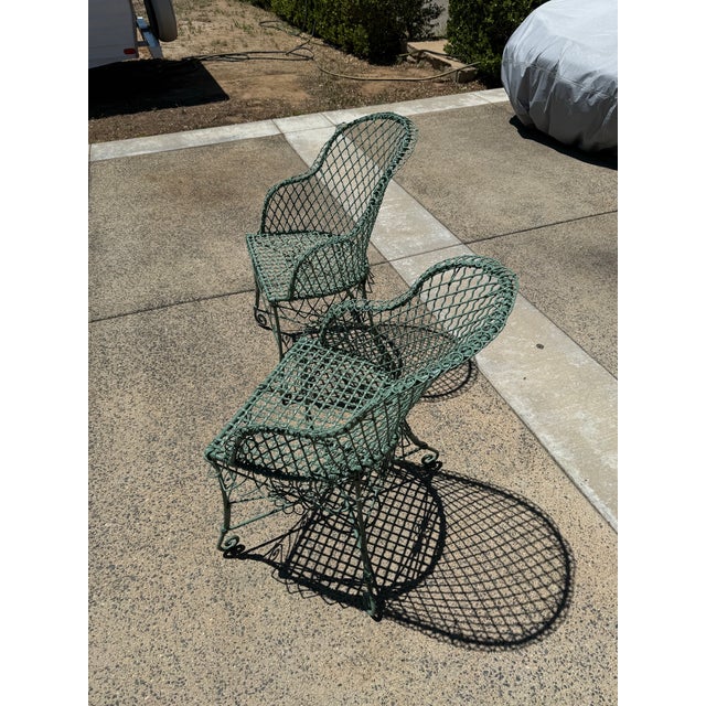 19th Century English Bench With Matching Chairs For Sale - Image 9 of 12