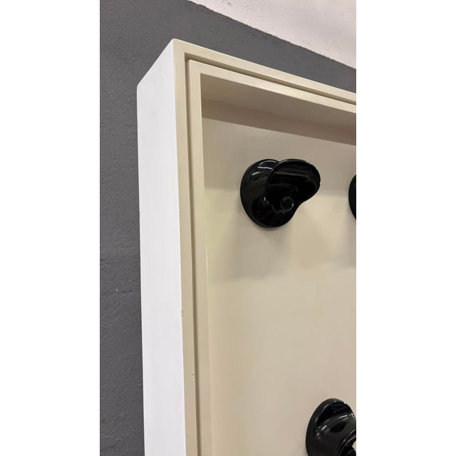 Mid-Century Modern Double-Sided Hall Stand with Mirror and Coat Hooks, Europe, 1960s For Sale - Image 10 of 18