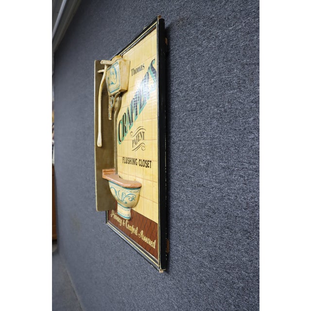 Thomas Crapper’s Patent Flushing Closet Plaque For Sale - Image 14 of 14