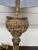 Vintage Mid 20th Century Alter Stick Made Into Lamp With Gold Leaf For Sale - Image 4 of 5