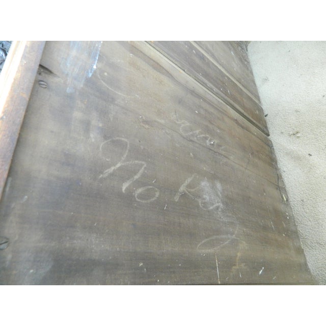 Brown Edwardian Oak Chest of Drawers, 1890s For Sale - Image 8 of 18