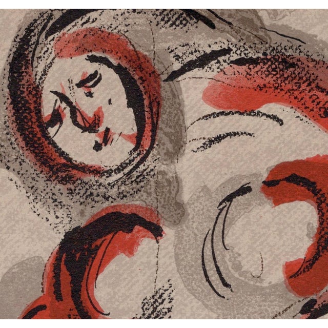 1960s Marc Chagall, Agar dans le désert (Hagar in the Desert), Nude, 1960, Original Lithograph For Sale - Image 5 of 8