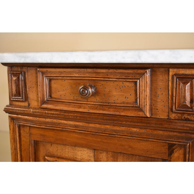 19th Century French Walnut Bedside Cabinet For Sale - Image 10 of 10