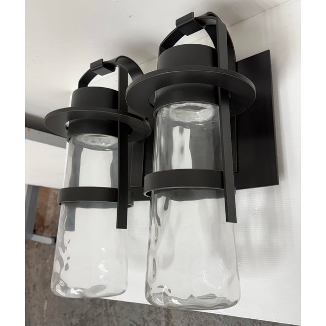 Modern Modern Forms Balthus Large Outdoor Sconces, Pair For Sale - Image 3 of 12