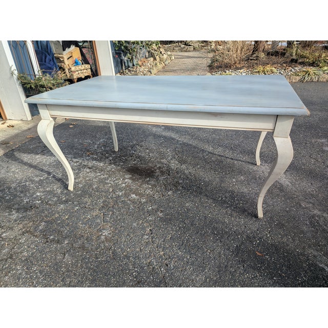 1980s 1980s French Farm Table For Sale - Image 5 of 9