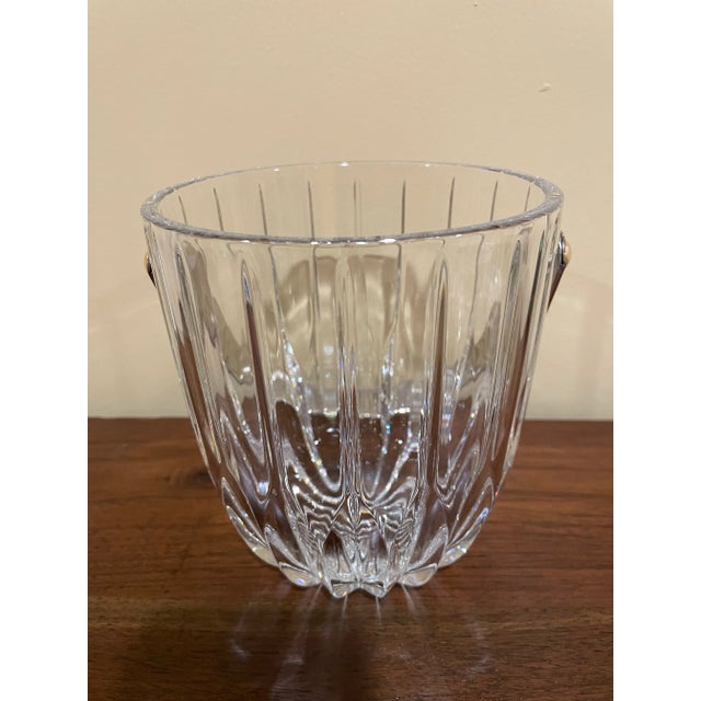 Modern Small Vintage Mikasa Park Lane Ice Bucket With Chrome Handle For Sale - Image 3 of 8