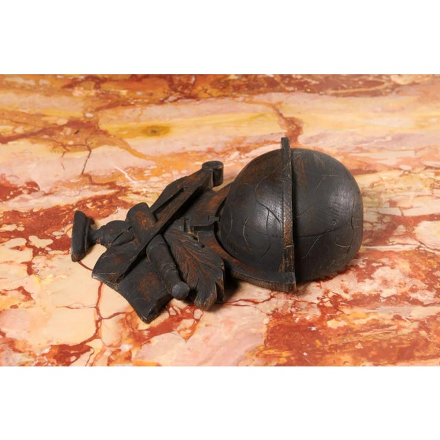 French 19th Century French Carved Oak Wall Fragment Depicting Scientific Instruments For Sale - Image 3 of 12