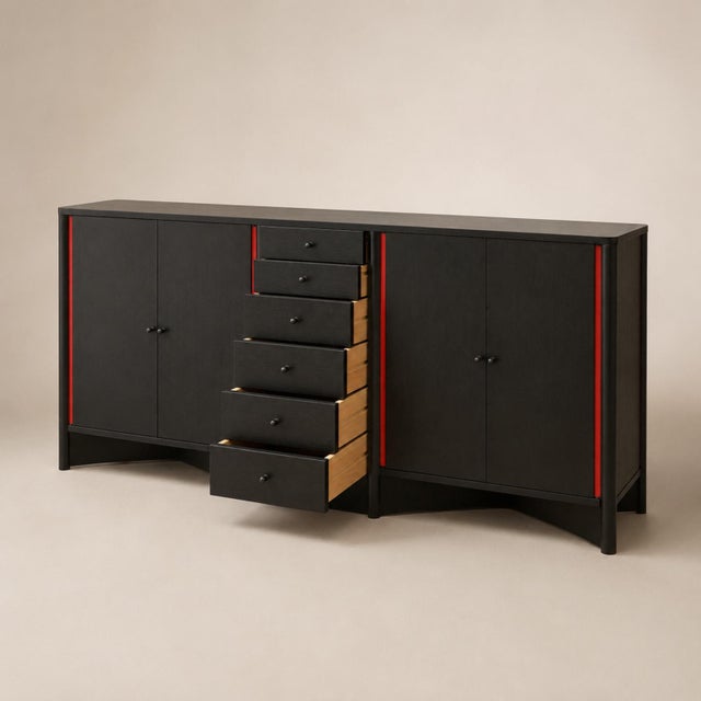 1980s Vintage Brera Sideboard by Piero De Martini for Cassina, 1980s For Sale - Image 5 of 7