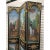 Vintage Equestrian Themed Painted Room Divider For Sale - Image 4 of 9