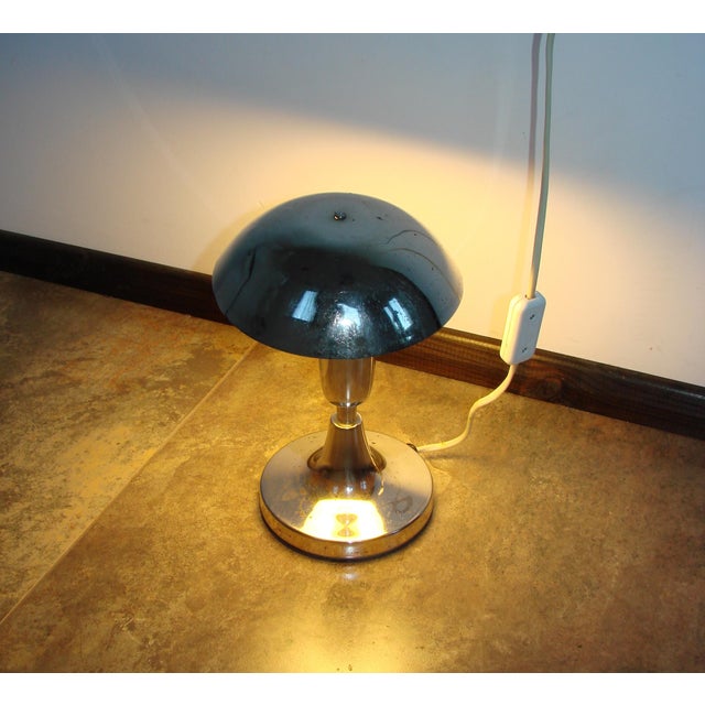 Polish Mushroom Table Lamp, 1960s, in Very Good conditions. Designed 1960 to 1969 European Plug (up to 250V).The wiring of...