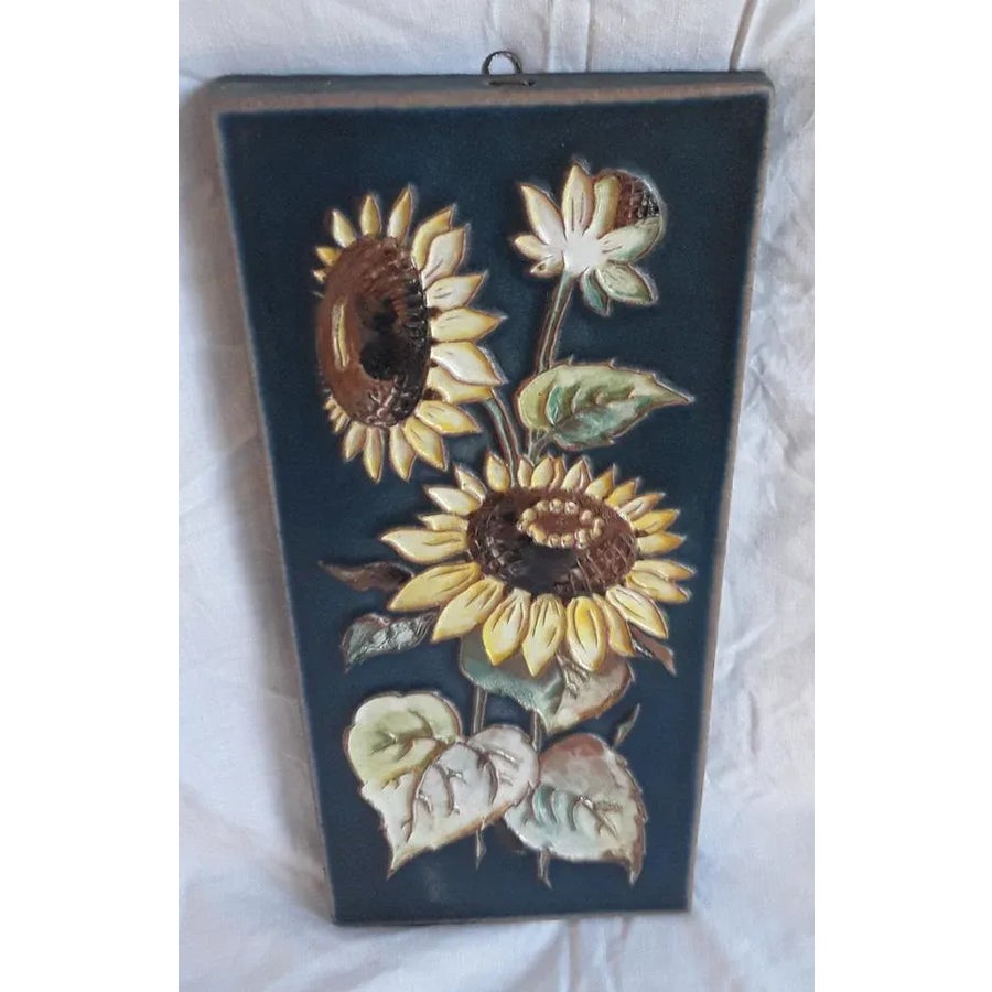 100％の保証 Mural Ceramic Mid-Century Sonnenblumen for Fuchs Anita by 絵画