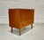 Wood Mid Century Modern Teak Vinyl Storage Credenza | Danish Record Cabinet, Circa 1960's For Sale - Image 7 of 15