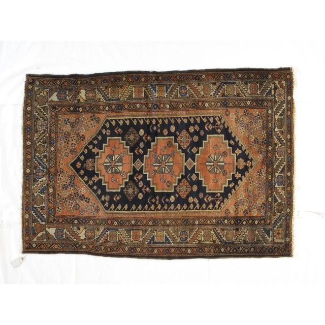 Textile 1950's Bakhtiar , 4'4" X 6'4" For Sale - Image 7 of 7