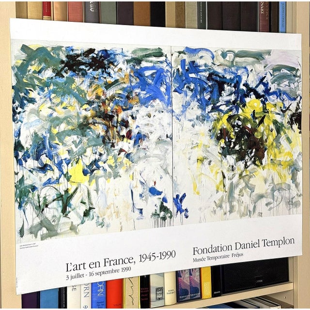 1990s Joan Mitchell River v Original 1990 Cote d'Azur Exhibition Poster For Sale - Image 5 of 10