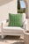 Mediterranean Outdoor Geometric Grass Green Pillow For Sale - Image 3 of 3