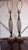 1960s Vintage Mid-Century Modern Neoclassical Carved Alabaster & Brass Spindle Table Lamps - A Pair. For Sale - Image 5 of 18